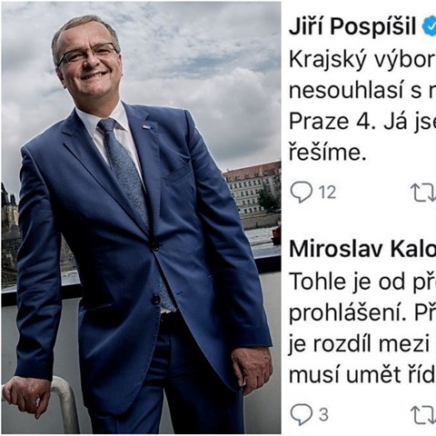 Ji Pospil a Miroslav Kalousek se drobtko nepohodli. Co se takhle ped...