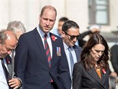Princ William uctil památku obtí stelby v meitách na Novém Zélandu. A co...