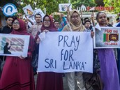 Muslimové na Srí Lance vyjadují podporu po velikononích teroristických...