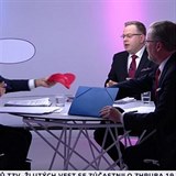 Hostem v pořadu Otázky Václava Moravce byli předseda ODS Petr Fiala a premiér...
