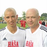 Pavel Hašek se svým otcem