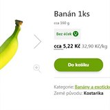 Kilo bann aktuln podte skoro stejn draho jako brambory.