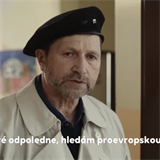 Výkon Jana Hrušínského v předvolebním klipu je něco, co se vám vryje do paměti....