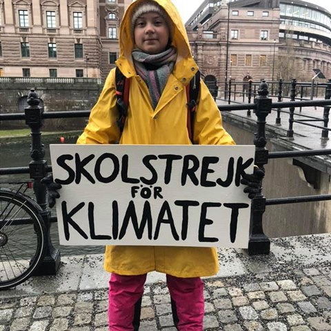 Kdo je teprve estnctilet aktivistka Greta Thunbergov?