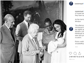Meghan Markle a princ Harry zveejnili jméno syna den po porodu. Archie...