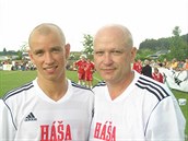 Pavel Haek se svým otcem