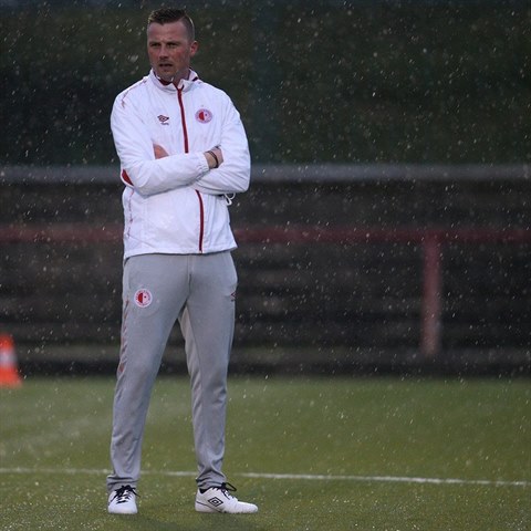 Jaroslav Kstl, len realizanho tmu fotbalov Slavie.