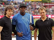Jaromír Jágr, Usain Bolt a Petr Vampola