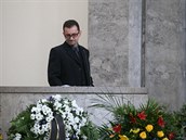 Na pohbu Václava Postráneckého promluvil i Ondej Vetchý.