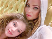 Andrea Vereová se svou krásnou dcerou.