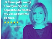 Kateina Bursíková Jacques kandiduje za Liberáln ekologickou stranu (LES) na...