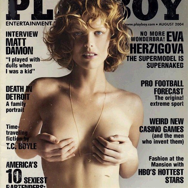 Eva v americkm Playboyi.