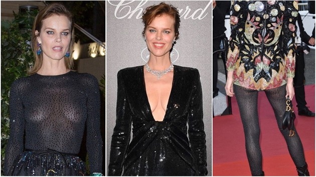 Eva Herzigová nás v Cannes reprezentuje lépe ne hokejisti v Bratislav.