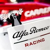 Krteek se stane nedlnou soust stje Formule 1 Alfa Romeo Racing.