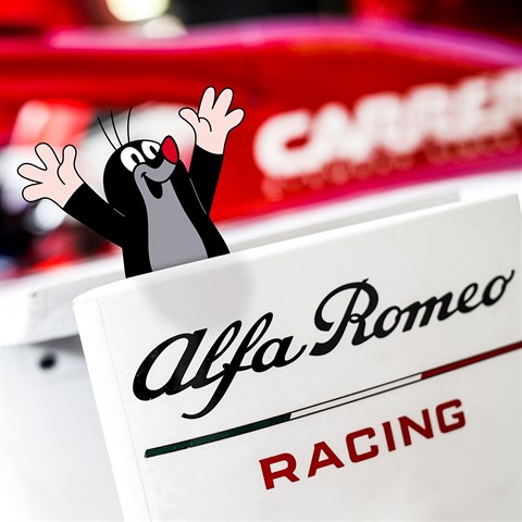 Krteek se stane nedlnou soust stje Formule 1 Alfa Romeo Racing.