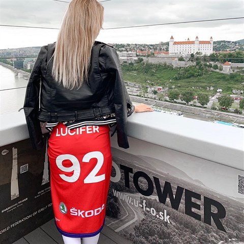 Lucie Kovandov je velkou hokejovou fanynkou. Nemohla proto chybt na MS v...