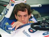 Ayrton Senna ped svým posledním závodem.