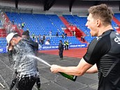 Kapitán Slavie Milan koda trenéra Jindicha Trpiovského neetil.