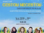 Kateina Sedláková poádá koncert pro Nicolase.
