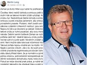 Jesenický zastupitel Martin Lang byl vylouen z ad ODS za své komentáe...