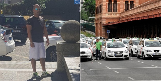 Taxikář Jorge ze španělského města Vigo je hvězdou sociálních sítí. Jeho reakce...