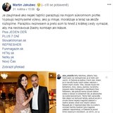 Slovensk zpvk Martin Jakubec ije do sv kolegyn z brane.