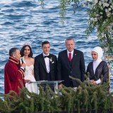 Prezident Erdogan novomanželům svou účastí udělal velkou radost, německým...