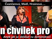 Hnutí Milion chvilek pro demokracii pilákalo na Václavák nejen sto tisíc lidí,...