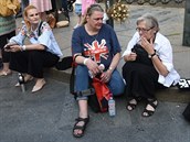 Na demonstraci nechybly ani Helena Tetíková a Iva pazderková, která to...