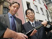 Japonský velvyslanec Hideaki Kumazawa bhem svého psobení v esku. Na snímku s...