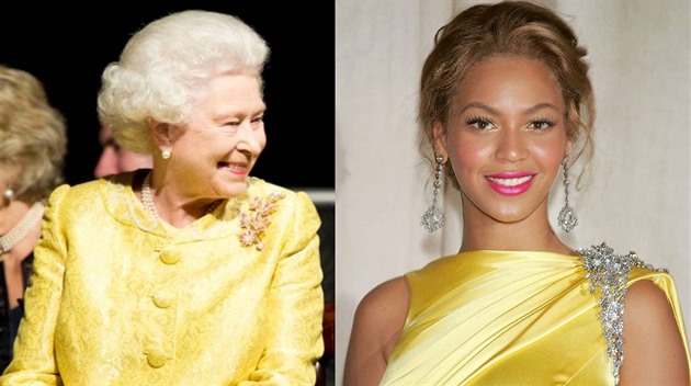 Beyonce a královna Elizabeth