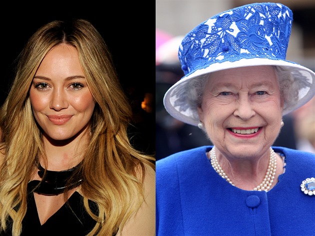 Hilary Duff a krlovna Albta