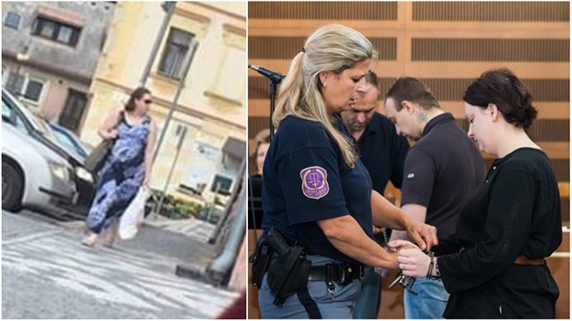 Vraedkyn Janáková jako obanka Jilemnice. Po mst si chodí jako u moe!