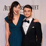 Daniel Radcliffe se svou partnerkou Erin Darke