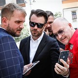 Libor Bouček se na otvíračce Paláce Jalta v Brně setkal s Leošem Marešem i...