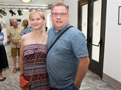 Václav Kopta a hereka Simona Vrbická stále vypadají spokojen.