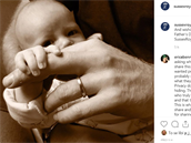 První oficiální fotka malého Archieho na Instagramu.