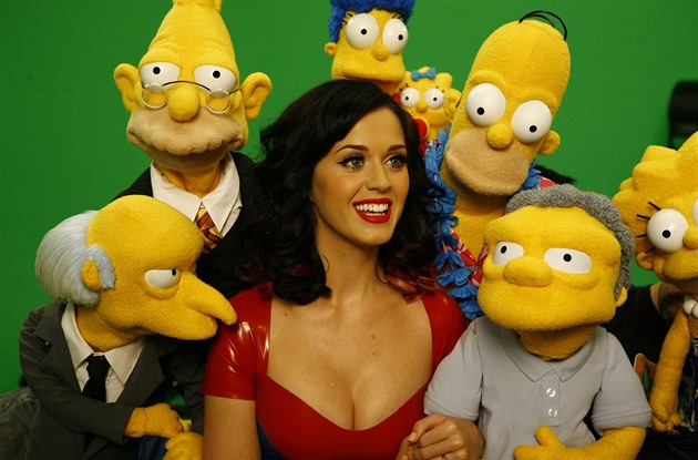 Katy Perry se objevila v seriálu Simpsonovi