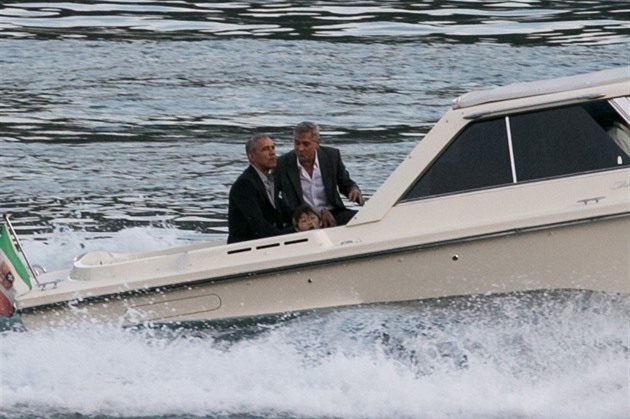 Barack Obama a George Clooney se projeli lod. A jsou z toho snmky jako z...