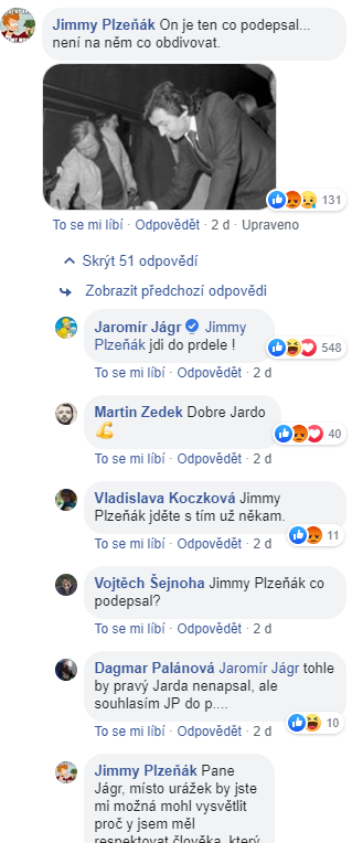 Takhle Jaromr Jgr setel svho hatera.