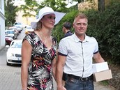Barbora potáková se svým partnerem Lukáem Novotným