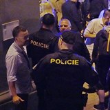 Na večírku České televize musela zasahovat policejní hlídka.
