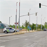 Policist zaveli velkou st autobusovho terminlu. K vstaviti bylo nemon...