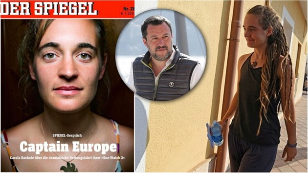 Podle nmeckého magazínu Der Spiegel je Carola Racketeová hrdinkou a soupekou...