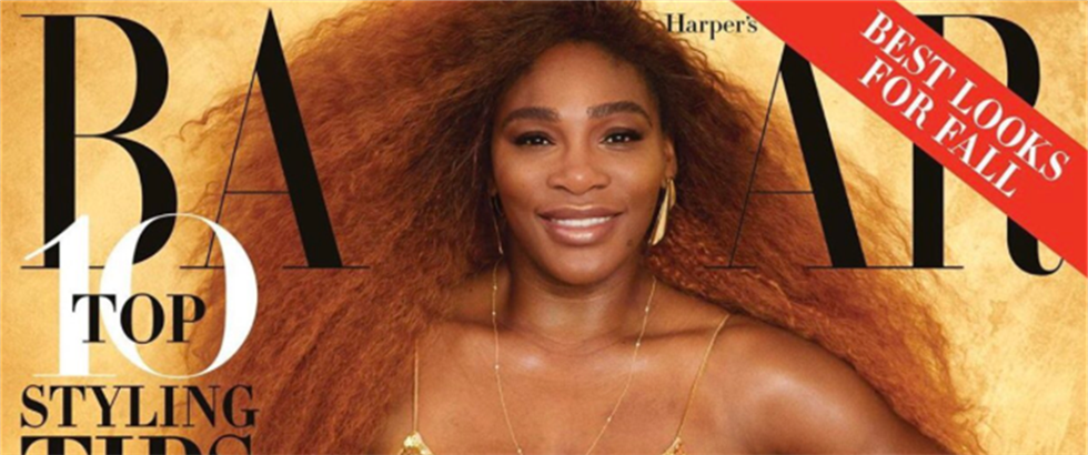 Serena Williams se na obálce známého módního magazínu objevila bez retue.