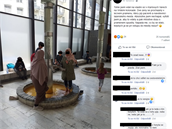 Na Facebooku se objevila fotografie dvou muslimek koupajících se v jednom z...