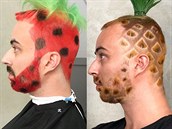 Erik Meldik, známý z dua Viral Brothers, p�izp�sobil hlavu ovoci, které bylo v...