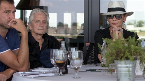 Michael Douglas je s Catherine Zeta-Jones na Slovensku.