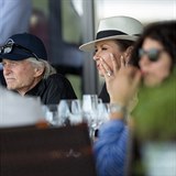 Michael Douglas s Catherine Zeta-Jones na Slovensku