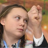 vdsk aktivistka Greta Thunberg, kterou po svt voz jej otec Svante. Ten...